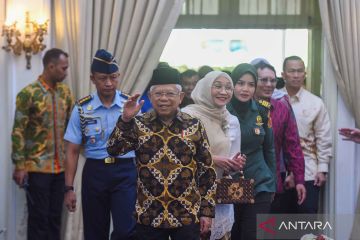 Jelang akhir masa jabatannya, Wapres Ma'ruf Amin gelar perpisahan