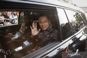 Sejumlah ketua umum parpol bertemu Presiden terpilih Prabowo Subianto