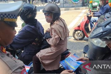 Polres Jakut berikan 875 surat teguran kepada pelanggar lalu lintas