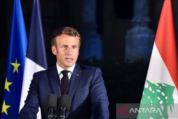 Macron minta Israel setop operasi militer, upayakan dialog politik