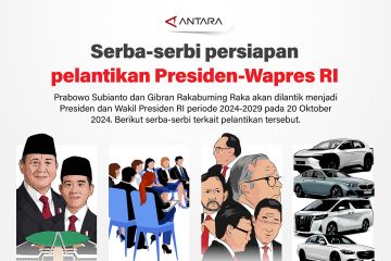 Serba-serbi persiapan pelantikan Presiden-Wapes RI