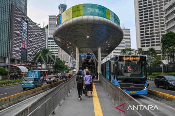 Sabtu pagi, kualitas udara Jakarta tidak sehat bagi kelompok sensitif