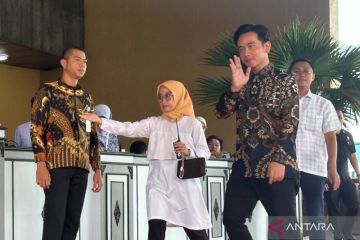 Gibran hadiri geladi bersih pelantikan di kompleks parlemen