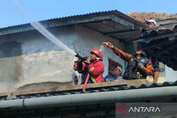 Rumah di pemukiman padat Lampung selatan terbakar, kerugian Rp500 juta