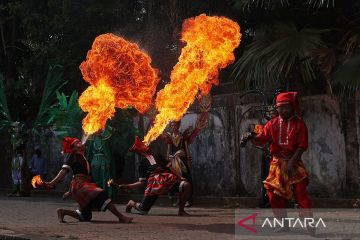 Tarian Pepe-Pepeka Ri Makka meriahkan Festival Budaya Benteng Somba Opu