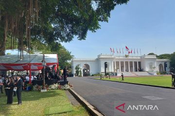 Presiden Jokowi bertolak ke Senayan via gerbang Istana Merdeka