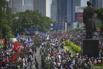 Antusiasme masyarakat sambut presiden baru