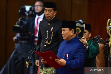 Pelantikan Prabowo Subianto dan Gibran Rakabuming Raka sebagai presiden dan wapres RI 2024-2029