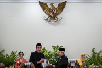 Acara pisah sambut wakil presiden di Istana Wapres