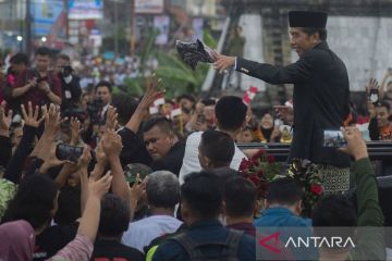 Jokowi dan Iriana tiba di Solo