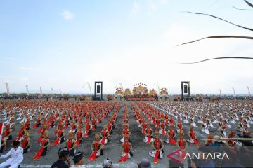 Gandrung Sewu Banyuwangi bakal digelar pada Sabtu ini