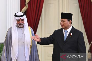 Presiden Prabowo terima kunjungan tamu negara di Istana Merdeka