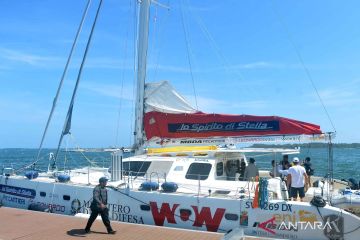 Kapal Lo Spirito Di Stella berbendera Italia singgahi Bali