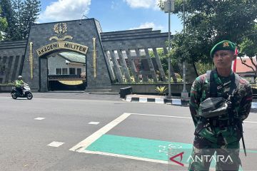 Pasukan pengamanan mulai bersiaga jelang kedatangan menteri di Akmil