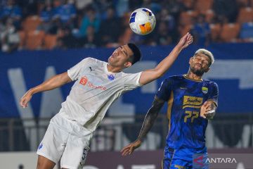 Persib Bandung bermain imbang 1-1 melawan Lion City Sailors