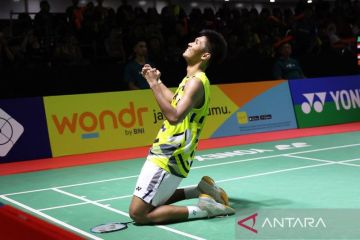 Reza wakil tunggal putra Indonesia satu-satunya dalam semifinal