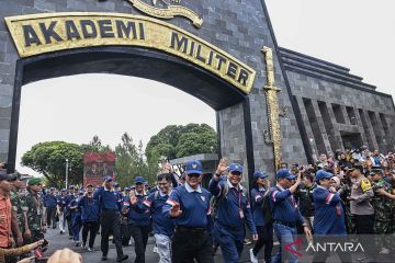 Kabinet Merah Putih siap bekerja setelah pembekalan di  Akademi Militer