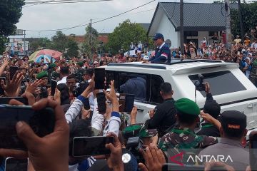 Presiden Prabowo tinggalkan Akmil usai pimpin retret kabinet