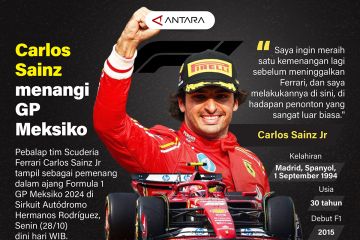 Carlos Sainz menangi GP Meksiko