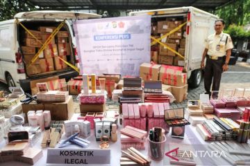 BPOM amankan 152.744 produk kosmetik tanpa izin edar