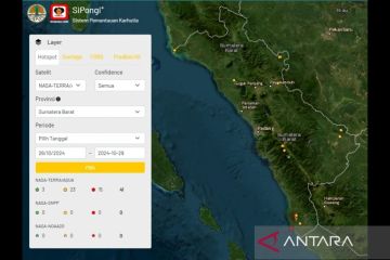 Stasiun GAW catat 27 sebaran titik panas di Sumbar