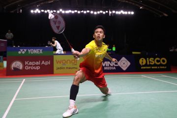 Alwi, Saut, dan Prahdiska ke perempat final Indonesia Masters II