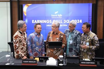 Bank BJB bukukan laba konsolidasi Rp1,16 triliun per September 2024