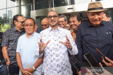 Mantan ketua KPK dan penggiat antikorupsi audiensi dengan pimpinan KPK