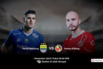 Jadwal Liga 1 pekan 10: Persib jumpa Semen Padang, Bali United vs PSBS