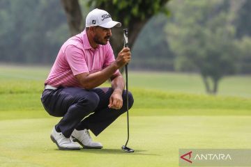 Pegolf India Gaganjeet Bhullar tampil di BNI Indonesian Masters 2024