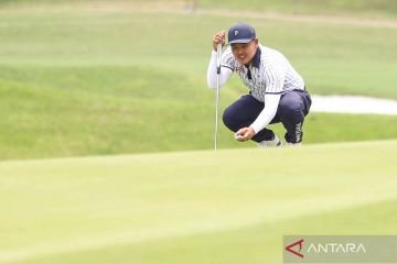 Pegolf Indonesia Jonathan Wijono tampil di BNI Indonesian Masters 2024