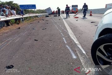 Polda Jateng lakukan olah TKP kasus kecelakaan di Tol Pemalang