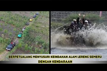 Berpetualang menyusuri keindahan alam lereng Semeru dengan kendaraan