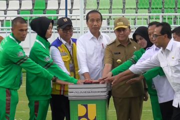 Resmikan Stadion Utama Sumut, Presiden Jokowi: Saya titipkan dan rawat