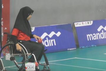 Chanifatul Mukarromah dari Jateng, peraih emas pertama cabor boccia