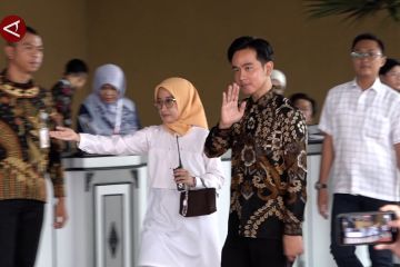 Gibran ikuti gladi bersih pelantikan di Gedung MPR/DPR