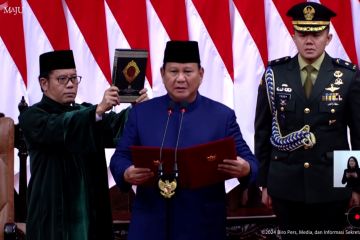 Prabowo-Gibran resmi jadi Presiden RI ke-8 dan Wapres ke-14