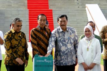 Presiden Joko Widodo resmikan istana negara IKN