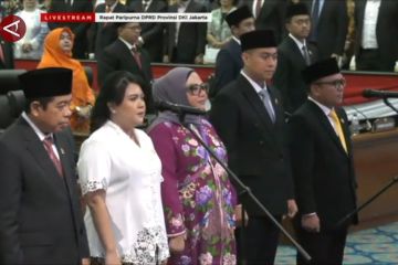 Resmi dilantik, inilah susunan pimpinan DPRD RI Jakarta 2024-2029