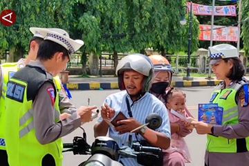 30 Pelanggar terjaring saat Polres Cilegon gelar Operasi Zebra Maung