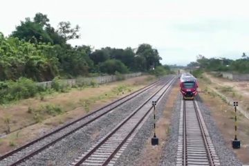 Pembangunan jalur KA Trans Sulawesi capai 123 km