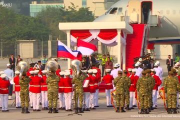 Wakil Pertama Perdana Menteri Rusia Denis Manturov tiba Indonesia