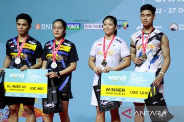 Jafar/Felisha jumpa Amri/Nita di semifinal Indonesia Masters II