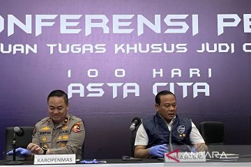 Polri berhasil ungkap 300 kasus judi daring per Juni-November 2024