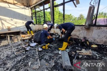 Tim Mabes Polri investigasi penyebab kebakaran di Polda Gorontalo