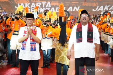 Kampanye akbar kedua Pramono-Rano di Stadion GBK 23 November