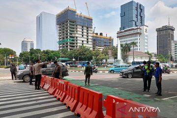 Jalan Merdeka Barat ke arah Istana Negara ditutup imbas Reuni 411