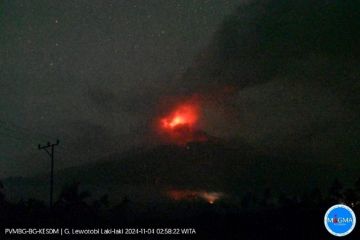 Badan Geologi: Waspadai banjir lahar di sekitar Gunung Lewotobi