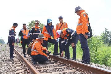 KAI Daop 6 Yogyakarta petakan tiga titik jalur KA rawan bencana