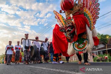 Kemeriahan hari jadi desa wisata Osing Kemiren